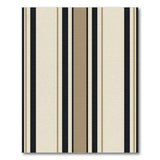 Modern Black Beige Tan Vertical Striped Area Rug