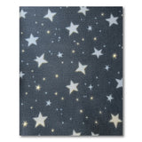 Twinkling Stars Navy Plush Area Rug