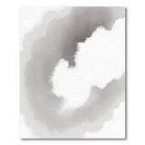 Grey Watercolor Abstract Area Rug