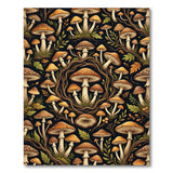 Enchanted Mushroom Wreath Area Rug