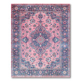 Pink Traditional Persian Medallion Rug