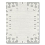 Modern Grey Geometric Geometric Modern Area Rug