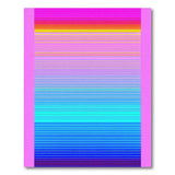 Vibrant Rainbow Gradient Stripe Area Rug