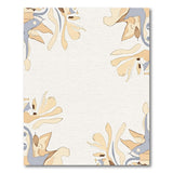 Abstract Organic Floral Area Rug