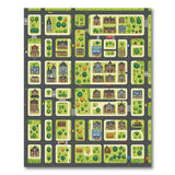 Kids Cartoon Multi-color and Patterns Kids Cartoon City Street Play Rug