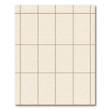 Beige Tile Grid Area Rug
