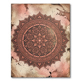 Vintage Pink Mandala Area Rug