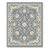Elegant Grey Floral Persian Rug