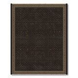Intricate Black Gold Persian Area Rug