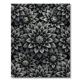 Intricate Dahlia Floral Area Rug