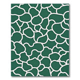 Green Organic Bubble Area Rug