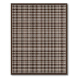 Rustic Farmhouse Brown Tan Plaid Checkered Area Rug