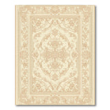 Cream Floral Medallion Persian Area Rug