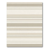 Beige Tan Horizontal Striped Area Rug
