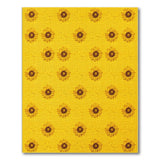 Vibrant Yellow Sunflower Area Rug