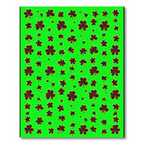 Festive Shamrock Clover Area Rug