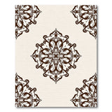 Elegant Beige Persian Motif Area Rug