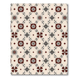 Cream Beige Floral Lattice Area Rug