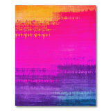 Vibrant Ombre Gradient Abstract Area Rug