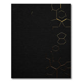 Gold and Silver Gold Hexagon Geometric Area Rug