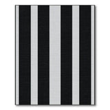 Bold Black White Striped No. 4 Area Rug
