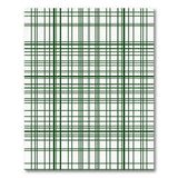 Crisp Green Grid Geometric Area Rug