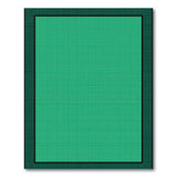 Vibrant Green Grid Geometric Green Area Rug