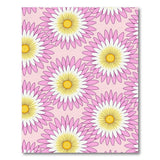 Pink Floral Vintage Blush Pink Daisy Floral Area Rug
