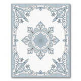 Blue and Teal Traditional Persian Ornate Blue Medallion Persian Area Rug