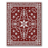 Intricate Red Persian Floral Traditional Persian Area Rug
