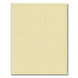 Gold Lattice Geometric Area Rug