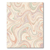 Multi-color and Patterns Pastel Marble Swirl Abstract Area Rug