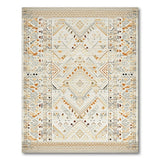 Beige and Neutral Southwestern Beige Southwestern Geometric Area Rug