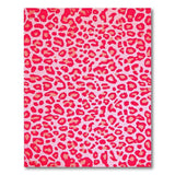 Hot Pink Leopard Print Boho Chic Area Rug