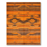 Southwestern Bold Orange Geometric Southwestern Rug