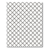 Black White Chain Link Geometric Area Rug