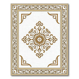 Traditional Persian Ornate Gold Medallion Area Rug