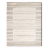 Geometric Modern Beige Geometric Border Area Rug