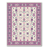 Pink Ivory Pink Floral Persian Area Rug