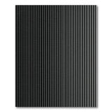 Black and White Bold Black White Vertical Stripe Rug