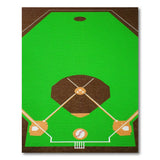 Green Baseball Field Area Rug