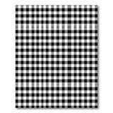 Black White Checkered Gingham Area Rug