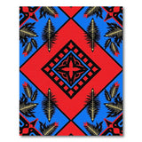Bold Tribal Feather Arrow Area Rug