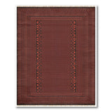 Red Heritage Tribal Area Rug