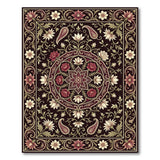 Elegant Traditional Persian Floral Area Rug with Paisley Motifs