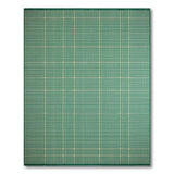 Emerald Green Checkered Area Rug
