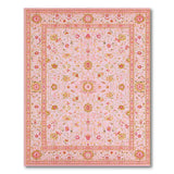 Exquisite Pink Persian Floral Area Rug