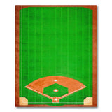Vintage Baseball Field Area Rug