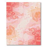 Pink Blush Pink Abstract Watercolor Area Rug