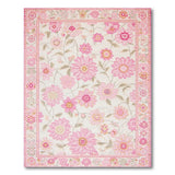Pink Floral Vintage Pink Floral Area Rug